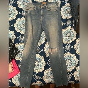 Mother Skinny Ankle Jean